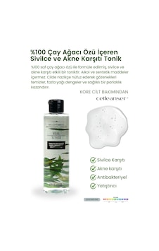 Celleanser Çay Ağacı İçeren Sivilce Karşıtı Tonik 200 ML Celleanser Çay Ağacı İçeren Sivilce Karşıtı Tonik 200 ML