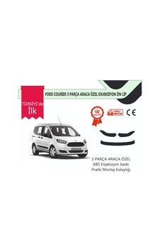 Ford Courier 2018-2023 3 Parça Ön Lip