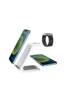 3 İn 1 Kablosuz Telefon Saat Şarj Standı 20w Wireless Stand 3 İn 1 Kablosuz Telefon Saat Şarj Standı 20w Wireless Stand