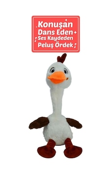 50107 40 Cm Konuşan Şaşkın Civciv Beyaz 50107 40 Cm Konuşan Şaşkın Civciv Beyaz