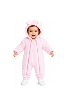Chicsy Baby Tatlı Tavşan Kulaklı Çift Fermuarlı Welsoft Bebek Tulumu Kapüşonlu Peluş Kışlık Unisex Tulum Pembe Chicsy Baby Tatlı Tavşan Kulaklı Çift Fermuarlı Welsoft Bebek Tulumu Kapüşonlu Peluş Kışlık Unisex Tulum Pembe