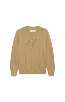 Calvin Klein Erkek Çocuk Triko Ib0ıb02623 Bej