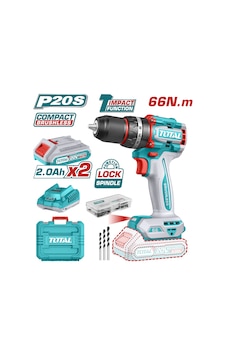 Total TIDLI20668E Li-Ion Akülü Darbeli Matkap Total TIDLI20668E Li-Ion Akülü Darbeli Matkap