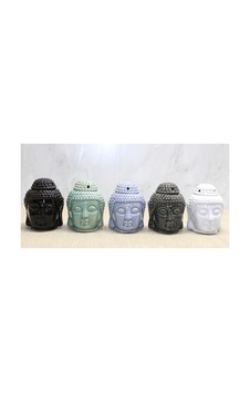 5 Adet Seramik Buda Büstü Buhurdanlık Tütsülük Tasarım, Büst Formu, Incense Burner 12x8 Cm 5 Adet Seramik Buda Büstü Buhurdanlık Tütsülük Tasarım, Büst Formu, Incense Burner 12x8 Cm