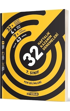 Hız Yayınları 2025 7. Sınıf Fen Bilimleri 36 Haftalık Deneme Hız Yayınları 2025 7. Sınıf Fen Bilimleri 36 Haftalık Deneme