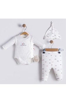 Bebessi 3'lü Bebek Takım 4158 Ekru Bebessi 3'lü Bebek Takım 4158 Ekru