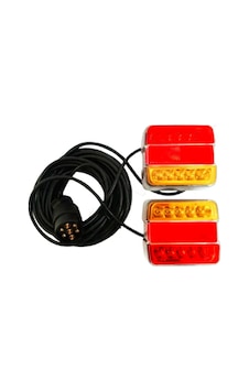 Stop Lamba Seti 12V Kablolu 7'Li Fis Erkek Ledli Miknatisli E-Bel 492485106