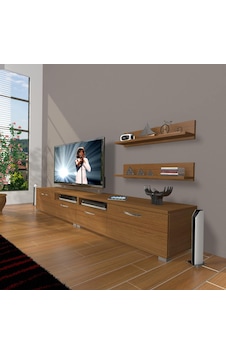 Decoraktiv Eko 220r Mdf Tv Ünitesi Tv Sehpası Ceviz Decoraktiv Eko 220r Mdf Tv Ünitesi Tv Sehpası Ceviz