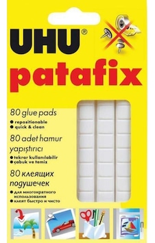 Uhu Patafix Beyaz Hamur Yapıştırıcı 80’Li Paket Uhu Patafix Beyaz Hamur Yapıştırıcı 80’Li Paket