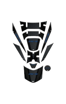 Honda Pcx 2018 - 2020 Uyumlu Tank Pad Set 008 Mavi Honda Pcx 2018 - 2020 Uyumlu Tank Pad Set 008 Mavi