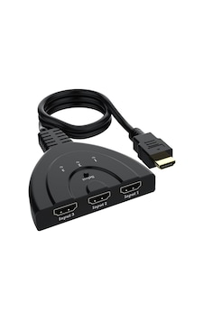 Powermaster Pm 17229 3 Giriş 1 Çıkış HDMI Switcher Toplayıcı Apar Powermaster Pm 17229 3 Giriş 1 Çıkış HDMI Switcher Toplayıcı Apar