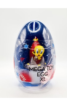Mega Toy Egg XL Mavi Oyuncaklı Şekerleme 10 G Mega Toy Egg XL Mavi Oyuncaklı Şekerleme 10 G