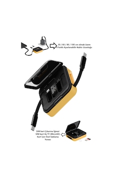 Kablo Ve Kart Düzenleyici 60w Şarj Kablosu Type-c/lightning/micro 5in1 Kamp/araç/ev İçin Kullanım Siyah Kablo Ve Kart Düzenleyici 60w Şarj Kablosu Type-c/lightning/micro 5in1 Kamp/araç/ev İçin Kullanım Siyah