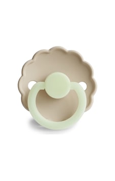 FRIGG Daisy Silikon Emzik - Karanlıkta Parlayan - Cream Night 0-6 Krem FRIGG Daisy Silikon Emzik - Karanlıkta Parlayan - Cream Night 0-6 Krem