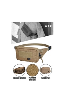Utx Grovuxa Çöl Rengi Çok Bölmeli Unisex Outdoor Bel Ve Omuz Çantası Bej Utx Grovuxa Çöl Rengi Çok Bölmeli Unisex Outdoor Bel Ve Omuz Çantası Bej
