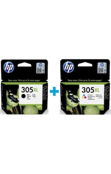 HP 305Xl Siyah Ve Renkli 2'Li Set Kartuş 4120
