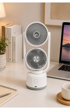 Taşınabilir Spreyli Çift Başlıklı Şarjlı Mini Vantilatör, Usb Şarjlı Taşınabilir Fan, Sessiz Soğutucu Sprey Mist Fan, Ev Ofis Yaz Gri - 908664352 Taşınabilir Spreyli Çift Başlıklı Şarjlı Mini Vantilatör, Usb Şarjlı Taşınabilir Fan, Sessiz Soğutucu Sprey Mist Fan, Ev Ofis Yaz Gri - 908664352