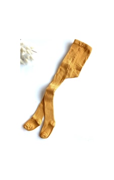 Key Kıds Fitilli Hardal Külotlu Çorap ÇoK Renkli Key Kıds Fitilli Hardal Külotlu Çorap ÇoK Renkli