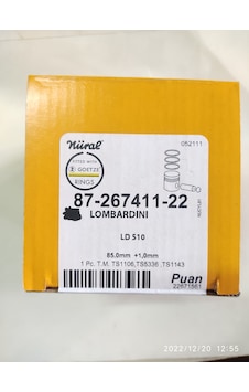Antor/lombardini 3ld510 12hp Piston Segman/sekman Komple +1.00mm Nüral Goetze Antor/lombardini 3ld510 12hp Piston Segman/sekman Komple +1.00mm Nüral Goetze