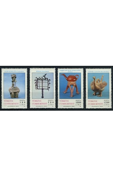 Koleksiyon Pulları, 1991 Türkiye Cumhuriyeti,tarihi Eserler,4 Pul Damgasız,n11-17