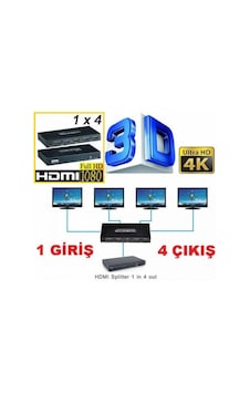 Digitürk Yayınlarina Uyumlu Hdcp Uyumlu Çoklayıcı 4Lü Spliter Digitürk Yayınlarina Uyumlu Hdcp Uyumlu Çoklayıcı 4Lü Spliter