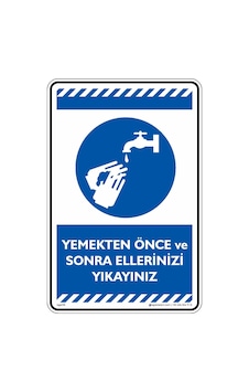 Yemekten Önce ve Sonra Ellerinizi Yıkayınız Kompozit & 35 x 50 Yemekten Önce ve Sonra Ellerinizi Yıkayınız Kompozit & 35 x 50