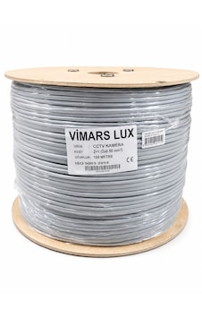 Vimars Lux 500 Metre Makara 2+1 2x0.50mm Cctv Güvenlik Kamera Kablosu 500 M Vimars Lux 500 Metre Makara 2+1 2x0.50mm Cctv Güvenlik Kamera Kablosu 500 M