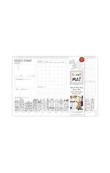 Funny Mat - Çalışma Masam Business Planer - Küçük Boy - 33,5x48cm Siyah