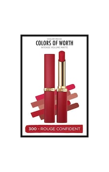 L'Oreal Paris Color Riche Colors Of Worth Intense Volume Matte Ruj 300 L'Oreal Paris Color Riche Colors Of Worth Intense Volume Matte Ruj 300