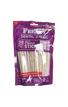 Freshy Dental Twists Beyaz Burgu Çubuk 50'li 300 G Freshy Dental Twists Beyaz Burgu Çubuk 50'li 300 G
