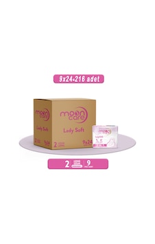 Hijyenik Ped Lady Soft Yumuşak Uzun (216 Ped)