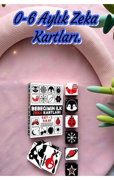 İlk Zeka Kartları Set-1 / 0-6 Ay