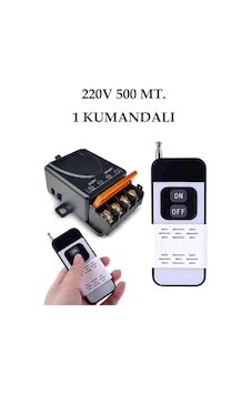 Lavat 500 Metre Mesafeli Ac 220v 30a 1 Kumandalı Röle Kutusu 433 Mhz Radyo Frekanslı Lavat 500 Metre Mesafeli Ac 220v 30a 1 Kumandalı Röle Kutusu 433 Mhz Radyo Frekanslı