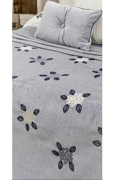 Anna Karina Home Consept Sasha 4 Prç Yatak Örtüsü Gri Anna Karina Home Consept Sasha 4 Prç Yatak Örtüsü Gri