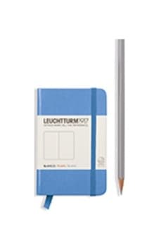 Leuchtturm1917 Not Defteri Mini Boy A7 , Sert Kapak, 168 Numaralandırılmış Sayfa, Düz, Mavi Leuchtturm1917 Not Defteri Mini Boy A7 , Sert Kapak, 168 Numaralandırılmış Sayfa, Düz, Mavi