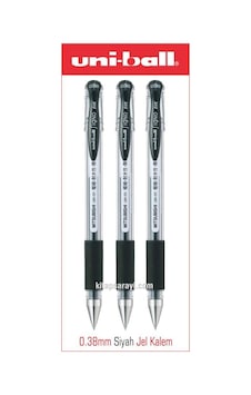 Uniball Signo Dx 0.38 Mm Siyah Jel Kalem 3 Adet Um-151 Uniball Signo Dx 0.38 Mm Siyah Jel Kalem 3 Adet Um-151
