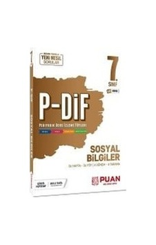 PUAN Yayınları 6.Sınıf Sosyal Bilgiler Konu Anlatımlı P-DİF PUAN Yayınları 6.Sınıf Sosyal Bilgiler Konu Anlatımlı P-DİF