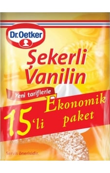 Dr Oetker Şekerli Vanilin 15-li 24'lü Dr Oetker Şekerli Vanilin 15-li 24'lü