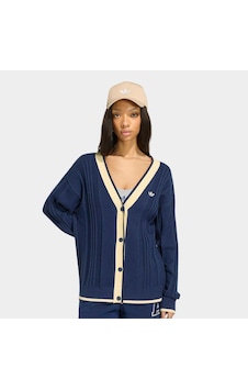 Adidas Cable Knit Kadın Mavi Hırka Kt1859 Adidas Cable Knit Kadın Mavi Hırka Kt1859