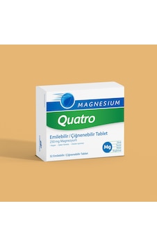 Assos Magnesium Quatro Çiğnenebilir 32 Tablet