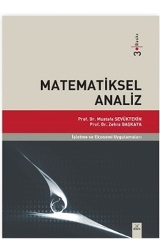 Matematiksel analiz Mustafa sevüktekin, Zehra başkaya 2.El İades Matematiksel analiz Mustafa sevüktekin, Zehra başkaya 2.El İades