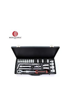 WorldForce 11350 1/2'' Uzatmalı Lokma Takımı 26 Parça WorldForce 11350 1/2'' Uzatmalı Lokma Takımı 26 Parça