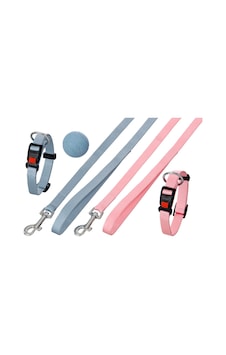 Karlıe - 173 - Yavru Köpekler Boyunluk Ve Tasma - Myceshop - Seti Mavi Karlıe - 173 - Yavru Köpekler Boyunluk Ve Tasma - Myceshop - Seti Mavi