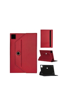 Samsung Galaxy Uyumlu Tab S9 Fe Plus Sm-x610 Tablet Kılıfı Kırmızı Kapaklı Ve Askılı Standlı Kapak Samsung Galaxy Uyumlu Tab S9 Fe Plus Sm-x610 Tablet Kılıfı Kırmızı Kapaklı Ve Askılı Standlı Kapak