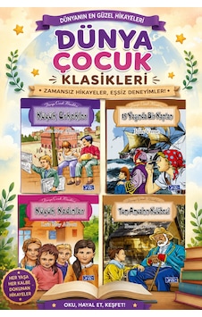 4 Kitaplı Dünya Çocuk Klasikleri Seti - 4. 5. 6. 7. Ve 8. Sınıflar İçin Öğretmen Tavsiyeli Okumayı Sevdiren-4 4 Kitaplı Dünya Çocuk Klasikleri Seti - 4. 5. 6. 7. Ve 8. Sınıflar İçin Öğretmen Tavsiyeli Okumayı Sevdiren-4