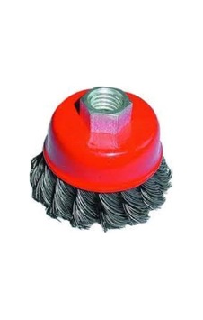 Çanak Tel Fırça Burgulu 75mm