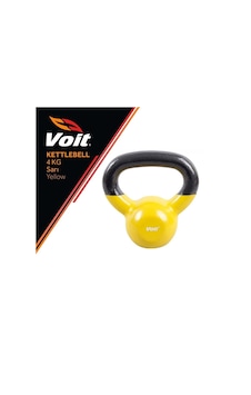 Voit Vinyl Kettlebell 4 KG Sarı