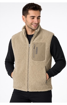 Crozwise Bej Erkek Outdoor Polar Yelek 4019-02 Crozwise Bej Erkek Outdoor Polar Yelek 4019-02