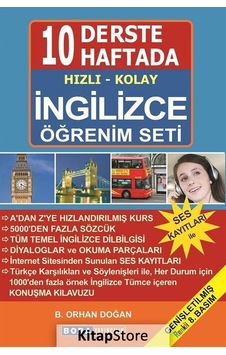 10 Derste/10 Haftada Hızlı Kolay İngilizce Öğrenim Seti - Bekir Orhan Doğan - Bora Yayıncılık 10 Derste/10 Haftada Hızlı Kolay İngilizce Öğrenim Seti - Bekir Orhan Doğan - Bora Yayıncılık