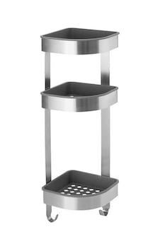 Banyo Duş Sepeti IKEA 19x58 cm Paslanmaz Çelik Raf Çok Renkli Banyo Duş Sepeti IKEA 19x58 cm Paslanmaz Çelik Raf Çok Renkli